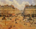 avenue de l Oper Morgensonne 1898 Camille Pissarro